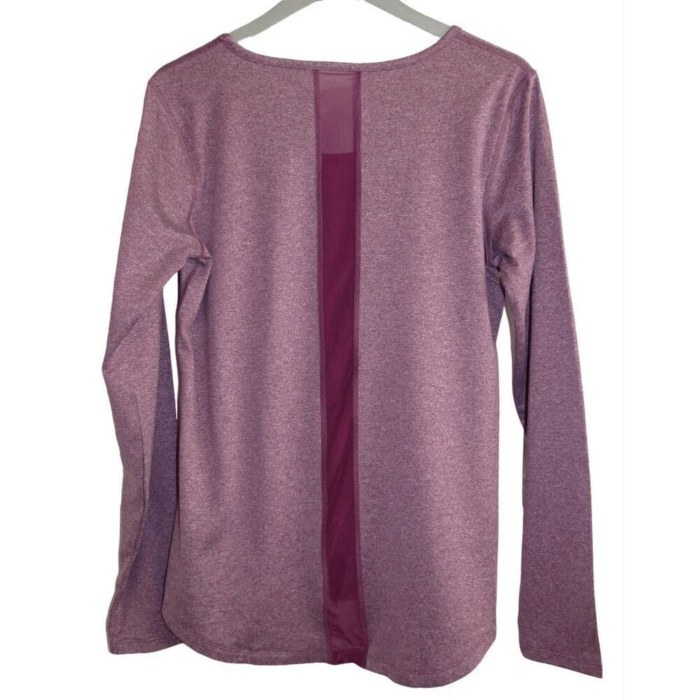 New Maidenform Purple Active Long Sleeve Top M - Picture 5 of 5